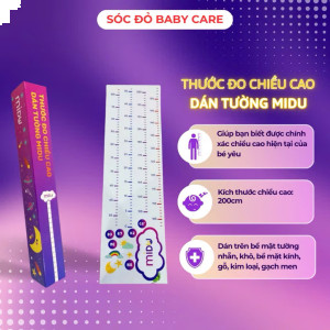 Thước đo chiều cao dán tường Midu