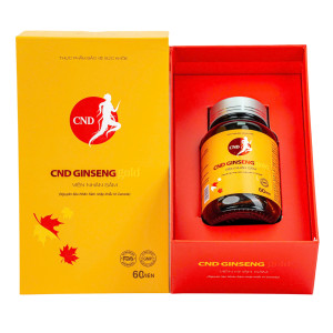 CND Ginseng Gold – Viên Uống Nhân Sâm Canada Hỗ Trợ Tăng Cường Sức Khỏe