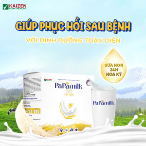 Sữa PaPamilk Gold – Giải pháp dinh dưỡng hỗ trợ loãng xương, hồi phục sức khỏe từ tổ yến Nhật Bản