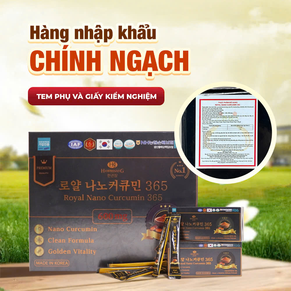 Tinh chất Nghệ Nano Curcumin 365 Royal - 600ml