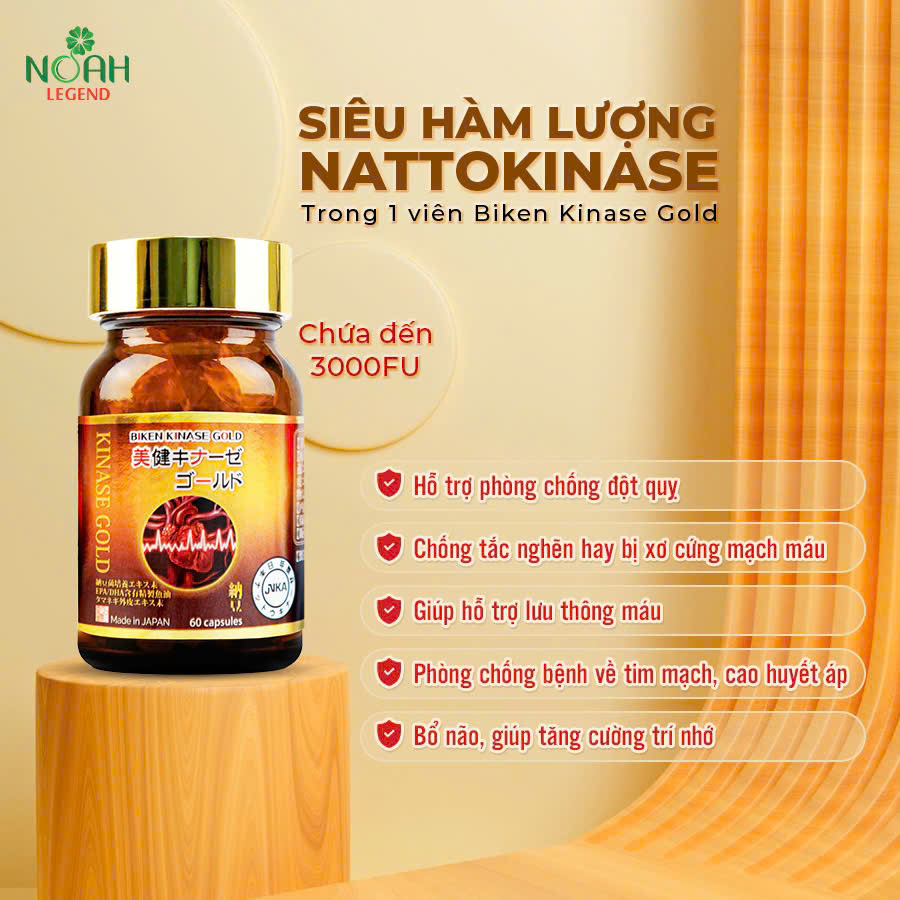 Thực phẩm bảo vệ sức khỏe BIKEN KINASE GOLD
